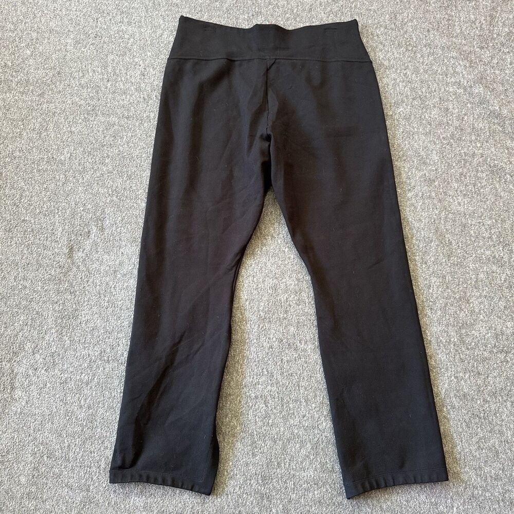 Spanx Perfect Front Slit Skinny Pants Women Sz 2X 20584R Black Smoothing Stretch - Picture 3 of 10